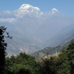 annapurna mountain from landruk