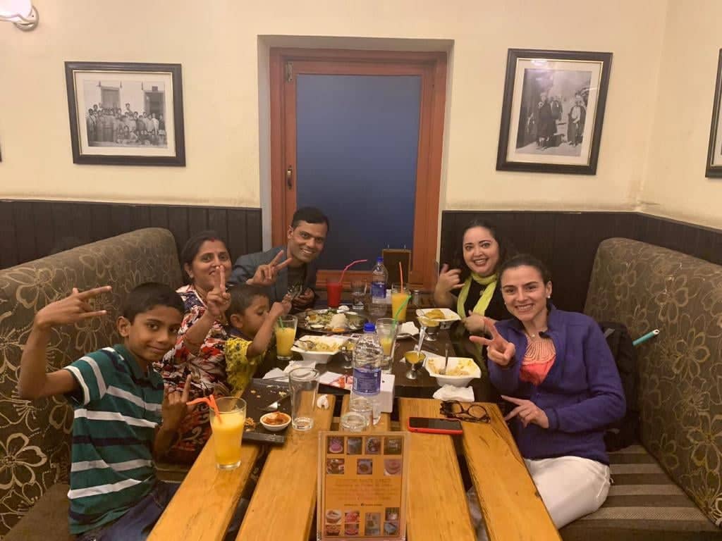 Dinner Program with Netra’s family and fellow Mexican Travelers completing the Nepal Bhutan Myanmar tour (April , 2019)