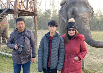 Chitwan national park, elephant-ride