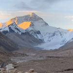 Mt. Everest sunrise view from Rongbuk Monastery, Tibet