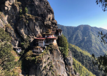 Tiger-nest monastery in bhutan