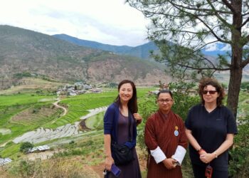 Our guests with bhutan guide