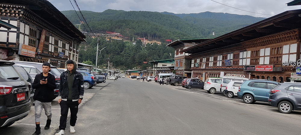 bumthang market shopping