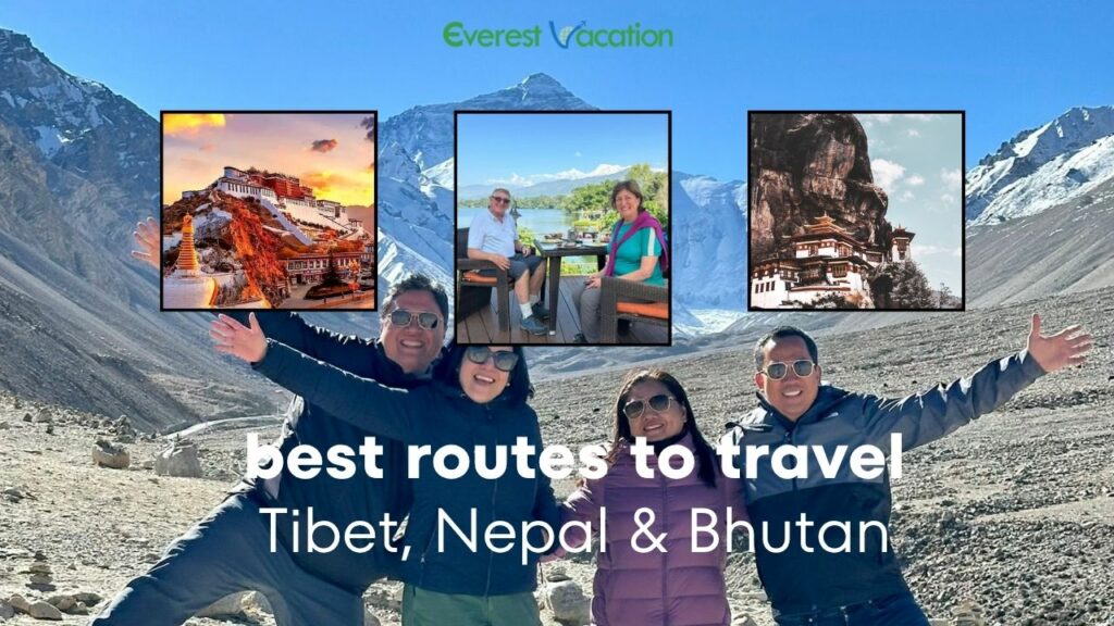 Best-travel-route-of-nepal-tibet-bhutan-trip