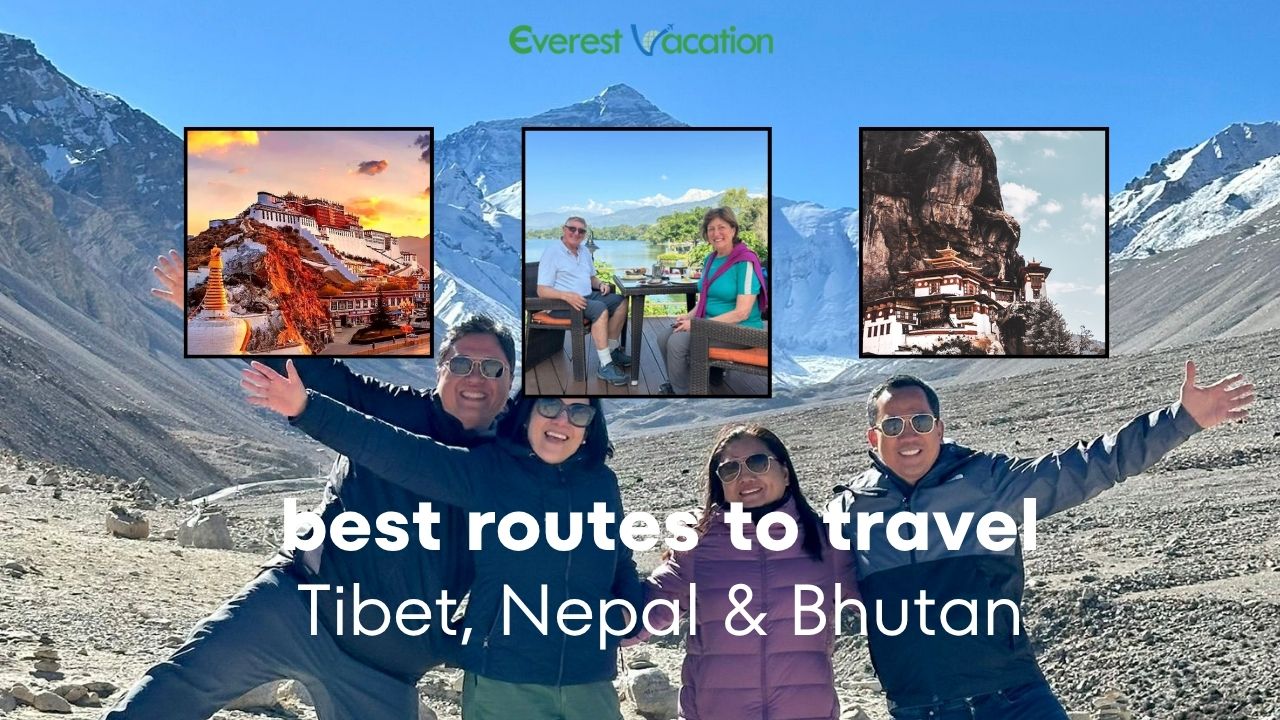 Best-travel-route-of-nepal-tibet-bhutan-trip